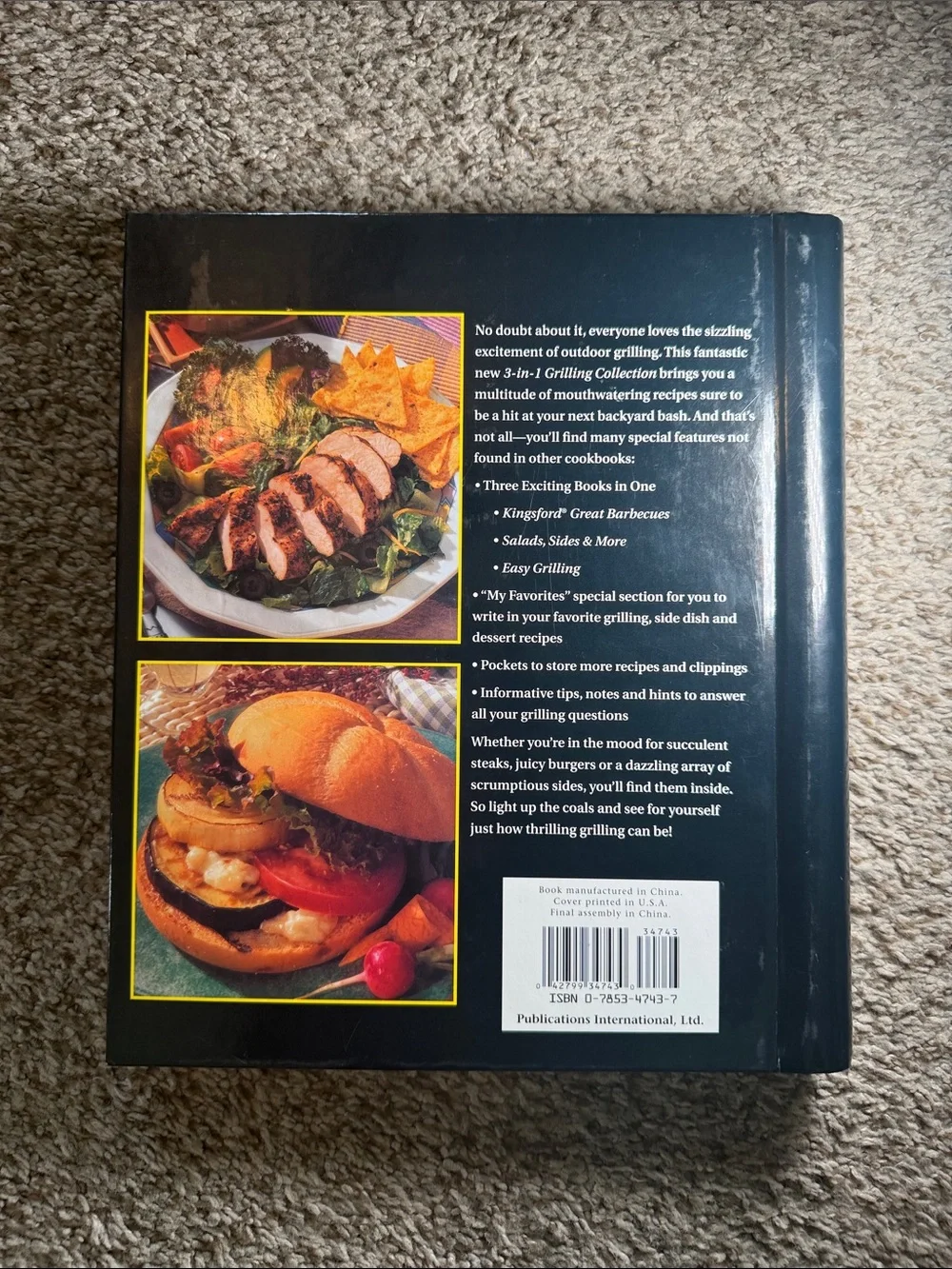 Grilling Collection Cookbook Vintage 2001 The Kingsford Products Company
